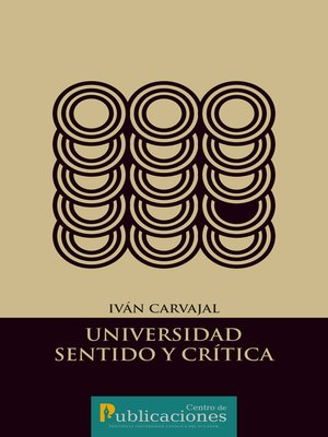 cover image of Universidad--Sentido y crítica